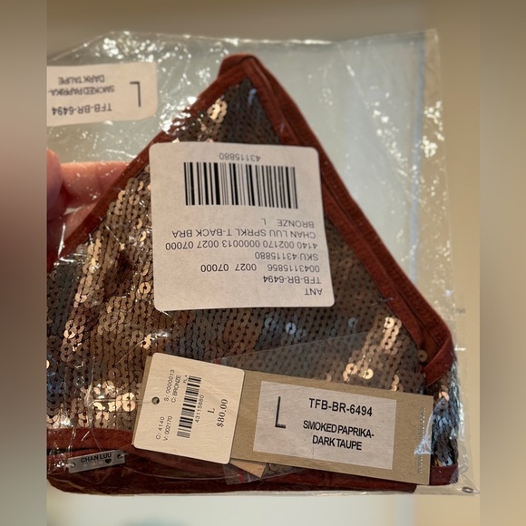 Anthropologie Sparkle T Back Bra - Picture 3 of 5